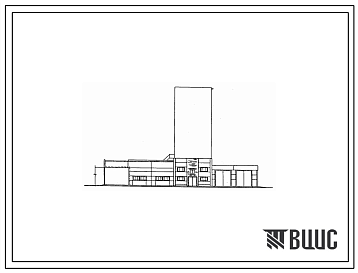 Фасады Типовой проект 801-6-28.86 Кормоприготовительная со складом комбикормов емкостью 240 т
