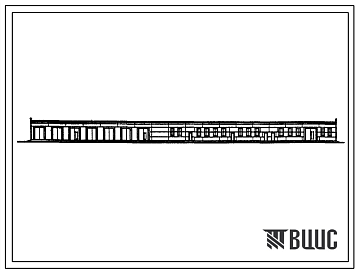 Фасады Типовой проект 805-9-16.86 Блок подсобно-вспомогательных помещений для птицефабрик (в полносборных конструкциях). Предназначен для технического обслуживания и ремонта машин и оборудования. Расчетная температура: -30°С. Стены - панельные легкобетонные. Пок