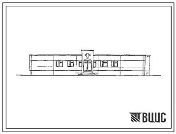 Фасады Типовой проект 807-12-13.88 Главный корпус ветеринарной аптеки с товарооборотом 500 - 600 тыс. руб. в год (в ценах 1991 г.). Размеры здания - 12x30 м. Расчетная температура: -20, -30, -40°С. Стены – панельные. Покрытие и перекрытие - железобетонные плиты