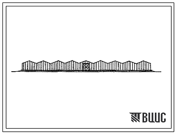 Фасады Типовой проект 810-1-25.88 Репродукционная блочная теплица площадью 2000 м2 (для выращивания селекционного материала полевых сельхозкультур в составе НИИ). Расчетная температура: -35°С. Каркас теплицы - металлический; стены и покрытие – из стекла. Стены к