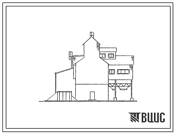 Фасады Типовой проект 812-1-63.85 Цех обработки зерна производительностью 25 т/ч на базе КЗС-25Ш