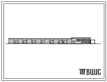 Фасады Типовой проект 813-2-30.86 Овощехранилище (с охлаждением) вместимостью 3000 т единовременного хранения. Предназначено для приемки, послеуборочной обработки, хранения и предреализационной обработки капусты и моркови. Размеры здания - 48,6x109,7 м. Расчетна