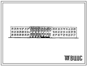 Фасады Типовой проект 234-1-127.84 Универсальный учебный и общественно-бытовой корпус ПТУ на 720 учащихся (стены кирпичные)