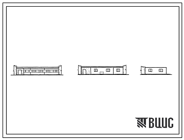 Фасады Типовой проект 815-27 Линия транспортировки навоза от зданий крупного рогатого скота