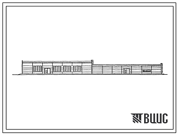 Фасады Типовой проект 816-1-87.86 Профилакторий для гаража на 150 автомобилей с теплой стоянкой на 40 автомобилей