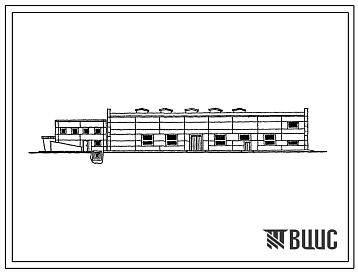 Фасады Типовой проект 816-1-89.86 Производственный корпус ПМК