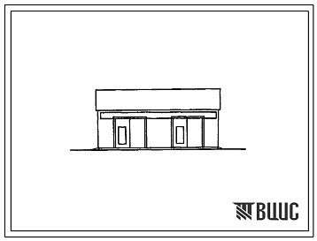 Фасады Типовой проект 816-2-17.85 Теплая стоянка на 6 тракторов