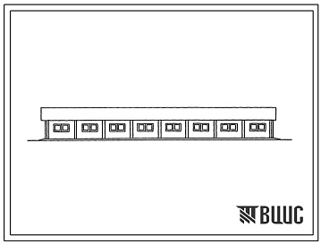 Фасады Типовой проект 803-4-54с.13.87 Овчарня на 500 ремонтных ярок для Бурятской АССР