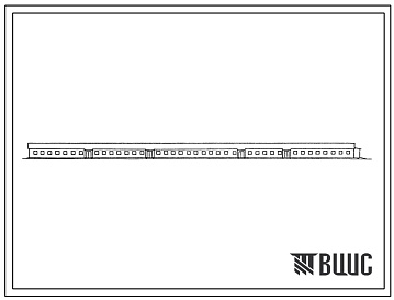 Фасады Типовой проект 803-3-89.86 Овчарня для зимнего ягнения на 800 маток (каркас рамный, стены кирпичные и саманные)