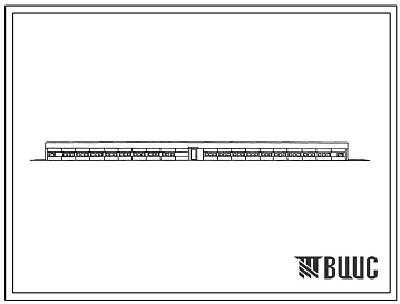 Фасады Типовой проект 802-5-53.13.86 Свинарник-откормочник на 1400 мест для строительства в центральном, центрально-черноземном, северо-западном районах РСФСР