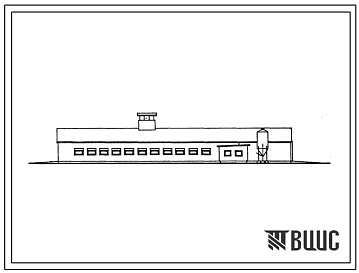 Фасады Типовой проект 801-3-71.13.87 Родильная на 50 коров со вспомогательными помещениями (для строительства в Эстонской ССР)