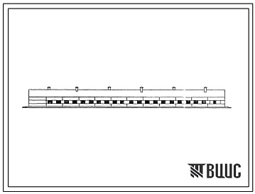Фасады Типовой проект 801-2-93.13.87 Коровник на 200 коров привязного содержания (для северо-Казахстанской зоны)