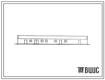 Фасады Типовой проект У.802-5-89.96 Свинарник для выращивания и откорма