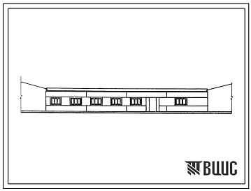 Фасады Типовой проект 801-5-56с.13.87 Молочный блок производительностью 4 т молока в сутки с электрокотельной. Стены панельные (для Азербайджанской ССР)