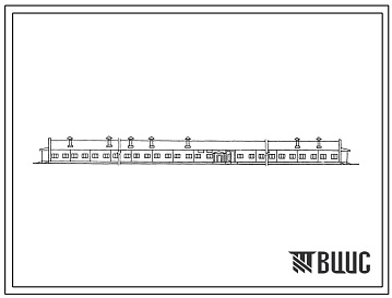 Фасады Типовой проект 802-2-31с.13.87 Свинарник для 354 ремонтных, холостых, супоросных свиноматок, 9 хряков и 1100 поросят-отъемышей (для Казахской ССР)