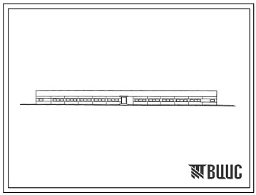 Фасады Типовой проект 802-2-26.13.86 Свинарник для холостых и супоросных маток на 390 мест для строительства в центральном, центрально-черноземном, северо-западном районах РСФСР