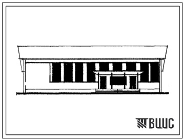 Фасады Типовой проект 2-50Б-10/68 Клуб на 150 мест