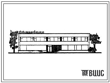 Фасады Типовой проект 272-20-28 Столовая на 330 мест, работающая на сырье