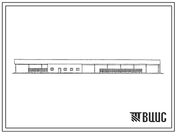 Фасады Типовой проект 814-4-3.88 Цех подготовки и обработки винограда и плодов