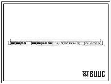 Фасады Типовой проект 801-4-182.13.87 Здание откорма молодняка КРС на 60 голов привязного содержания. Для Белорусской ССР