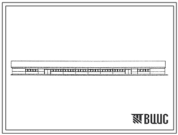 Фасады Типовой проект 801-2-106с.13.87 Здание для откорма 500 голов молодняка буйволов с кормлением на выгульно-кормовых дворах. Для Азербайджанской  ССР