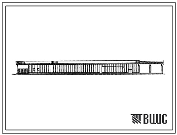 Фасады Типовой проект 813-2-43.87 Хранилище продовольственной моркови (с охлаждением) из легких металлических конструкций вместимостью 1000 т единовременного хранения