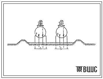 Фасады Типовой проект 704-2-32.86 Наземное хранилище дизельного топлива емкостью 2х3 м3