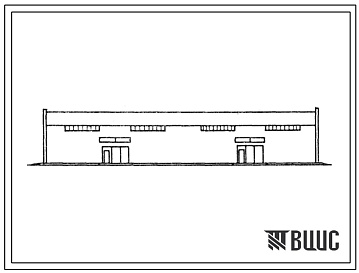 Фасады Типовой проект 408-19-5.89 Склад для хранения немытой шерсти на 1200 тонн.