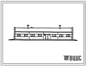 Фасады Типовой проект 807-10-42 Изолятор для овец на 100 мест (стены панельные).