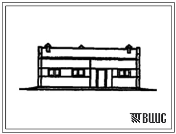 Фасады Типовой проект 807-10-38 Изолятор для овец на 45 мест (стены панельные).