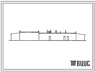 Фасады Типовой проект 813-2-9с Комбинированное картофеле-овощехранилище емкостью 500 т.