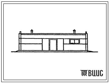 Фасады Типовой проект 807-13-4 Убойно-санитарный пункт для овец (стены панельные).
