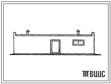 Фасады Типовой проект 807-13-3 Убойно-санитарный пункт для овец (стены кирпичные).