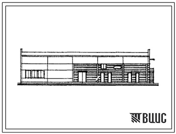 Фасады Типовой проект 701-4-95с Холодильник для солений емкостью 500 т.