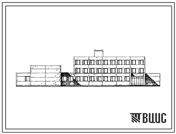 Фасады Типовой проект 408-21-23 Главный корпус фильмобазы на 2000 фильмокопий.
