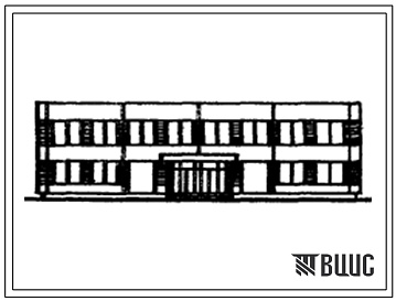 Фасады Типовой проект 282-1-172 Унифицированное типовое здание службы быта УТЭСБ-6.