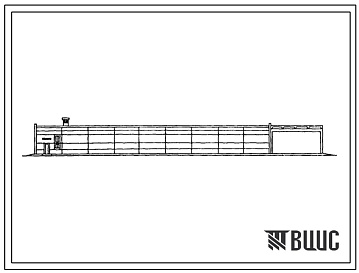 Фасады Типовой проект 813-2-1 Хранилище маточников кормовых корнеплодов емкостью 2000 т
