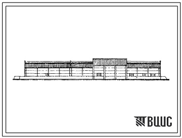 Фасады Типовой проект 701-1-31с Общетоварный склад для хранения продовольственных товаров площадью 2500 м2