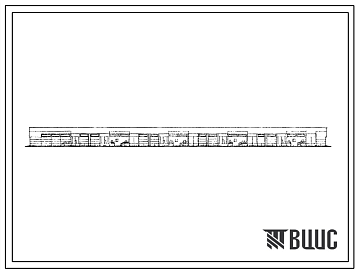 Фасады Типовой проект 709-2-2 Объединенные механизированные цехи ангарного типа по переработке тарно-упаковочных грузов. Тип 1ГС-216 м. Пролет 24 м