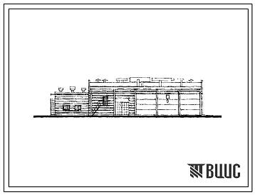 Фасады Типовой проект 703-1-1 Картофелехранилище емкостью 2000 т с хранением в контейнерах
