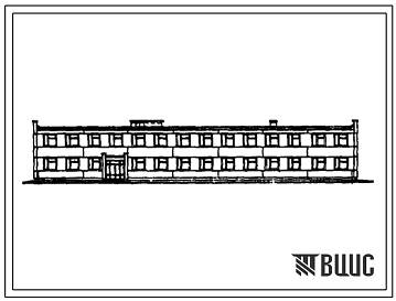 Фасады Типовой проект 501-6-8 Служебно-бытовые помещения для локомотивных бригад на 300 человек