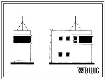 Фасады Типовой проект 501-5-2 Маневровая вышка. Тип 2
