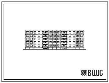 Фасады Типовой проект 1МГ-300-7 вар. «ДА»  Пятиэтажный трехсекционный крупнопанельный жилой дом на 40 квартир.