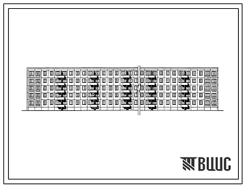 Фасады Типовой проект 1МГ-300-12 вар. «ДА» Пятиэтажный десятисекционный крупнопанельный жилой дом на 140 квартир.