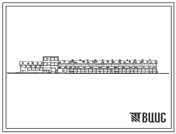 Фасады Типовой проект 812-1-47.83 Производственный корпус пункта обработки и хранения 3000 т фуражного зерна