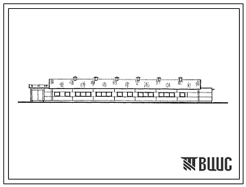 Фасады Типовой проект 801-4-60.83 Телятник на 300 голов