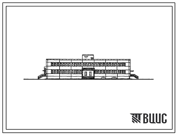 Фасады Типовой проект 807-29-5.83 Главный корпус областного объединения «Зооветснаб» с товарооборотом до 10 млн. рублей в год