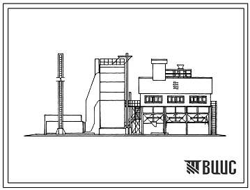 Фасады Типовой проект 812-1-37.83 Зерноочистительно-сушильный цех производительностью 20 т/ч (на базе оборудования КЗС-2СШ и сушилки М-819ПНР)
