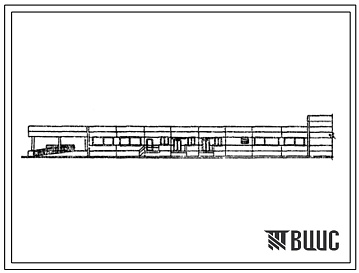 Фасады Типовой проект 412-1-46.83 корпус предубойного содержания скота мясокомбината мощностью 50 т мяса в смену
