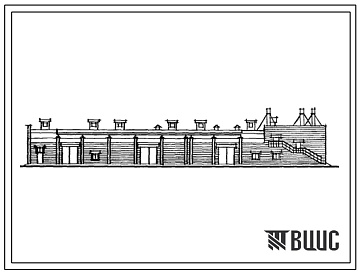 Фасады Типовой проект 701-4-129.85 Холодильник для хранения картофеля емкостью 2000 т